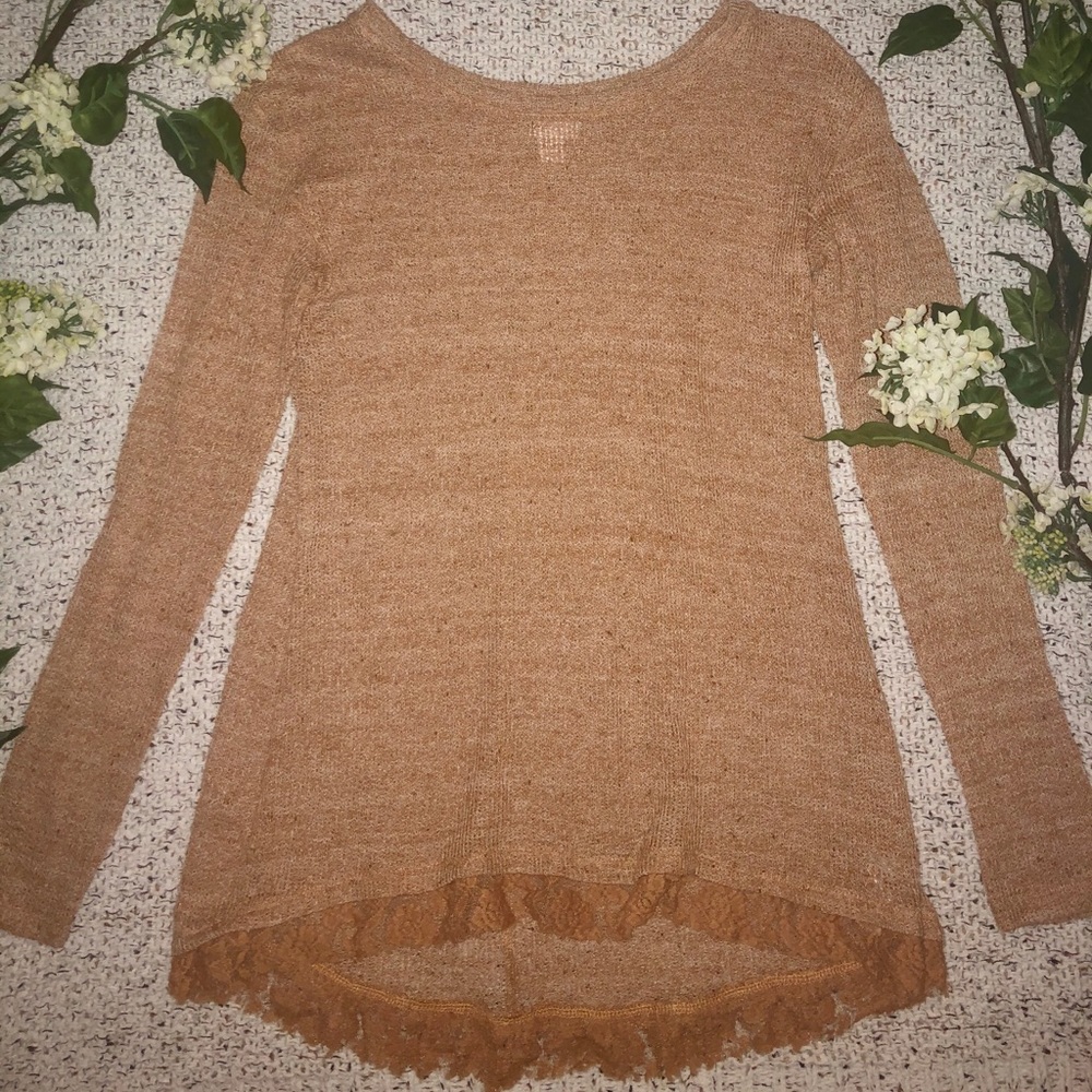 Thin Carmel Sweater